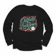 Outfield On Lockdown Baseball Defense Sports Youth Long Sleeve Tee Outfield On Lockdown Baseball Defense Sports Youth Long Sleeve Tee