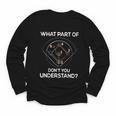 What Part Of Dont You Understand 6432 Baseball Youth Long Sleeve Tee What Part Of Dont You Understand 6432 Baseball Youth Long Sleeve Tee