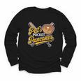 Pat's Pocket Pancakes Baseball Glove Stack Syrup Youth Long Sleeve Tee