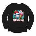 Respect The Drip Baseball Christmas Holiday Youth Long Sleeve Tee Respect The Drip Baseball Christmas Holiday Youth Long Sleeve Tee