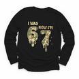 Retro I Was 6 Now I'm 7 Camo 67 Ice Cream Drip Baseball Youth Long Sleeve Tee Retro I Was 6 Now I'm 7 Camo 67 Ice Cream Drip Baseball Youth Long Sleeve Tee
