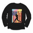 Retro Baseball Drip Boys Ice Cream Patriotic American Flag Youth Long Sleeve Tee Retro Baseball Drip Boys Ice Cream Patriotic American Flag Youth Long Sleeve Tee