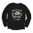 Retro Quote Just a Bit Outside Baseball Vintage Youth Long Sleeve Tee Retro Quote Just a Bit Outside Baseball Vintage Youth Long Sleeve Tee