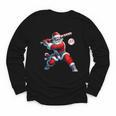Santa Baseball Six Seven 6 7 Meme Christmas Men Boys Player Youth Long Sleeve Tee Santa Baseball Six Seven 6 7 Meme Christmas Men Boys Player Youth Long Sleeve Tee