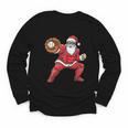 Santa Playing Baseball Baseball Lover Baseballer Xmas Youth Long Sleeve Tee Santa Playing Baseball Baseball Lover Baseballer Xmas Youth Long Sleeve Tee
