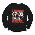 I Scored 6733 100th Days Of School Baseball Six Seven Meme Youth Long Sleeve Tee I Scored 6733 100th Days Of School Baseball Six Seven Meme Youth Long Sleeve Tee