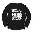 My Senior Baseball Senior Mom 2026 Baseball Senior Mama Youth Long Sleeve Tee