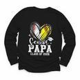 Senior Papa Class Of 2026 Baseball Softball Graduation Heart Youth Long Sleeve Tee Senior Papa Class Of 2026 Baseball Softball Graduation Heart Youth Long Sleeve Tee