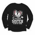 Senior Sister Class Of 2026 Baseball Graduation Heart Youth Long Sleeve Tee Senior Sister Class Of 2026 Baseball Graduation Heart Youth Long Sleeve Tee
