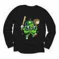 Shamrock Lucky Clover Baseball Patricks Day Family Matching Youth Long Sleeve Tee Shamrock Lucky Clover Baseball Patricks Day Family Matching Youth Long Sleeve Tee