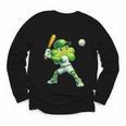 Shamrock Playing Baseball St Patricks Day Men Boys Kid Youth Long Sleeve Tee Shamrock Playing Baseball St Patricks Day Men Boys Kid Youth Long Sleeve Tee
