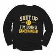 Shut Up I'm Doing Gamechanger Baseball Softball Cheer Youth Long Sleeve Tee Shut Up I'm Doing Gamechanger Baseball Softball Cheer Youth Long Sleeve Tee