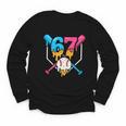 Six Seven Baseball Ice Cream Drip Cool 67 Gen Alpha Slang Youth Long Sleeve Tee Six Seven Baseball Ice Cream Drip Cool 67 Gen Alpha Slang Youth Long Sleeve Tee