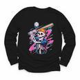 Skeleton Baseball Drip Boy Youth Dripping Baseball Halloween Youth Long Sleeve Tee Skeleton Baseball Drip Boy Youth Dripping Baseball Halloween Youth Long Sleeve Tee