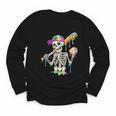 Skeleton Baseball Drip Boys Ice Cream Drip Youth Baseball Youth Long Sleeve Tee