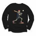 Skeleton Baseball Halloween Costume Men Boys Kids Youth Long Sleeve Tee Skeleton Baseball Halloween Costume Men Boys Kids Youth Long Sleeve Tee
