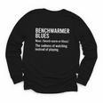Sport Definition Baseball Soccer Benchwarmer Blues Youth Long Sleeve Tee