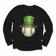 St Patricks Day Baseball Player Leprechaun Hat Men Boys Kids Youth Long Sleeve Tee St Patricks Day Baseball Player Leprechaun Hat Men Boys Kids Youth Long Sleeve Tee