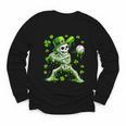 St Patricks Day Baseball Skeleton Irish Leprechaun Hat Boys Youth Long Sleeve Tee