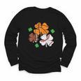 St Patricks Day Shamrock Basketball Baseball Men Boys Kids Youth Long Sleeve Tee St Patricks Day Shamrock Basketball Baseball Men Boys Kids Youth Long Sleeve Tee
