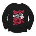 Stealing Hearts Like I Steal Bases Cute Baseball Boys Youth Long Sleeve Tee Stealing Hearts Like I Steal Bases Cute Baseball Boys Youth Long Sleeve Tee