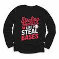 Stealing Hearts Like I Steal Bases Cute Baseball Valentine Youth Long Sleeve Tee Stealing Hearts Like I Steal Bases Cute Baseball Valentine Youth Long Sleeve Tee