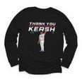 Thank You Kersh Clayton Kershaw Los Angeles Baseball MLBPA Youth Long Sleeve Tee Thank You Kersh Clayton Kershaw Los Angeles Baseball MLBPA Youth Long Sleeve Tee