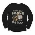 That's My Grandson Out There Jersey Number 56 Baseball Youth Long Sleeve Tee