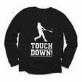 Touchdown Baseball Football Sports Youth Long Sleeve Tee