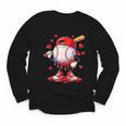 Valentine Baseball Heart Drip Sport Love Valentines Day Boys Youth Long Sleeve Tee Valentine Baseball Heart Drip Sport Love Valentines Day Boys Youth Long Sleeve Tee