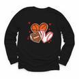 Valentines Baseball Basketball Football Heart Boy Men Youth Long Sleeve Tee Valentines Baseball Basketball Football Heart Boy Men Youth Long Sleeve Tee