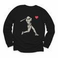Valentines Day Baseball Batter Silhouette Heart Men Boy Kids Youth Long Sleeve Tee Valentines Day Baseball Batter Silhouette Heart Men Boy Kids Youth Long Sleeve Tee