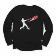 Valentines Day Baseball Batter Silhouette Heart Youth Long Sleeve Tee Valentines Day Baseball Batter Silhouette Heart Youth Long Sleeve Tee
