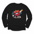 Valentines Day Baseball Dabbing Red Heart Love Boys Youth Long Sleeve Tee Valentines Day Baseball Dabbing Red Heart Love Boys Youth Long Sleeve Tee