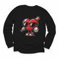 Valentines Day Baseball Heart Bat Sunglasses Men Boys Kids Youth Long Sleeve Tee Valentines Day Baseball Heart Bat Sunglasses Men Boys Kids Youth Long Sleeve Tee