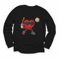 Valentines Day Baseball Red Heart Love Boys Kids Tee Youth Long Sleeve Tee Valentines Day Baseball Red Heart Love Boys Kids Tee Youth Long Sleeve Tee