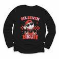 Valentines Day Baseball Six Seven 67 Meme Heart Baseball Dab Youth Long Sleeve Tee Valentines Day Baseball Six Seven 67 Meme Heart Baseball Dab Youth Long Sleeve Tee