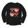 Valentines Day Drip Heart Baseball XOXO Boys Kids Men Sport Youth Long Sleeve Tee Valentines Day Drip Heart Baseball XOXO Boys Kids Men Sport Youth Long Sleeve Tee