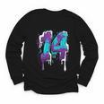 Vintage Baseball 14 Number Youth Long Sleeve Tee Vintage Baseball 14 Number Youth Long Sleeve Tee