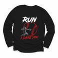 Vintage Baseball Catcher Boys Go Ahead Run I Dare You Youth Long Sleeve Tee Vintage Baseball Catcher Boys Go Ahead Run I Dare You Youth Long Sleeve Tee