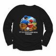 Women's Father Son Baseball Father's Day Youth Long Sleeve Tee