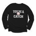 You'Re A Catch Baseball Pun Heart Kids Boys Valentines Youth Long Sleeve Tee You'Re A Catch Baseball Pun Heart Kids Boys Valentines Youth Long Sleeve Tee