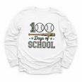 100 Days Of School Baseball Camo Boys School Teacher Youth Long Sleeve Tee 100 Days Of School Baseball Camo Boys School Teacher Youth Long Sleeve Tee