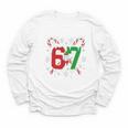 67 Baseball Christmas Candy Cane Snowflake Holiday Sports Youth Long Sleeve Tee 67 Baseball Christmas Candy Cane Snowflake Holiday Sports Youth Long Sleeve Tee