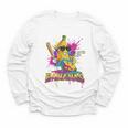 Baseball Banana Splatter Sports Kids Teens Premium Tri-Blend Youth Long Sleeve Tee