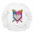 Baseball Boys Ice Cream Drip Baseball Youth Long Sleeve Tee Baseball Boys Ice Cream Drip Baseball Youth Long Sleeve Tee