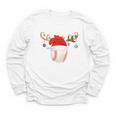 Baseball Christmas Reindeer Santa Hat Sports Player Xmas Youth Long Sleeve Tee Baseball Christmas Reindeer Santa Hat Sports Player Xmas Youth Long Sleeve Tee