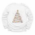 Baseball Christmas Tree Light Xmas Tees Boys Kids Men Youth Long Sleeve Tee