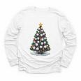 Baseball Christmas Tree Men Boys Youth Santa Sports Youth Long Sleeve Tee