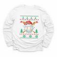 Baseball Christmas Ugly Sweater Santa Sport Men Kids Youth Long Sleeve Tee